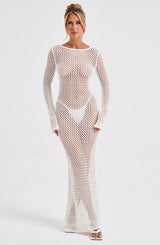 Moana Maxi Dress - White Dress Babyboo Fashion Premium Exclusive Design