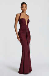 Morrigan Maxi Dress - Cherry Lacquer Dress Babyboo Fashion Premium Exclusive Design