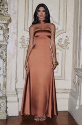 Morven Maxi Dress - Rust Dress Babyboo Fashion Premium Exclusive Design