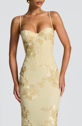 Nefertiti Maxi Dress - Lemon Dress Babyboo Fashion Premium Exclusive Design