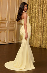 Nehemia Gown - Lemon Dress Babyboo Fashion Premium Exclusive Design