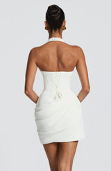 Nehemia Mini Dress - Ivory Dress Babyboo Fashion Premium Exclusive Design