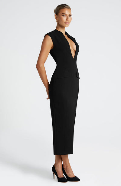 Collective Dress - Nellie Midi Dress - Black image 2