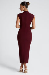 Nellie Midi Dress - Cherry Lacquer Dress Babyboo Fashion Premium Exclusive Design