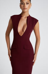 Nellie Midi Dress - Cherry Lacquer Dress Babyboo Fashion Premium Exclusive Design