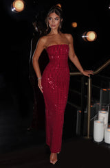 Neriah Maxi Dress - Wine Dress Babyboo Fashion Premium Exclusive Design