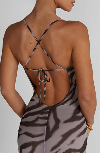 Nessa Maxi Dress - Zebra Print - View 1 | Shop Formal Dress