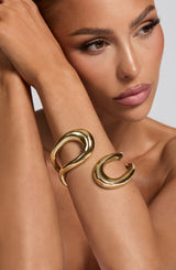 Nevesta Cuff - Gold Accessories ONE SIZE Babyboo Fashion Premium Exclusive Design