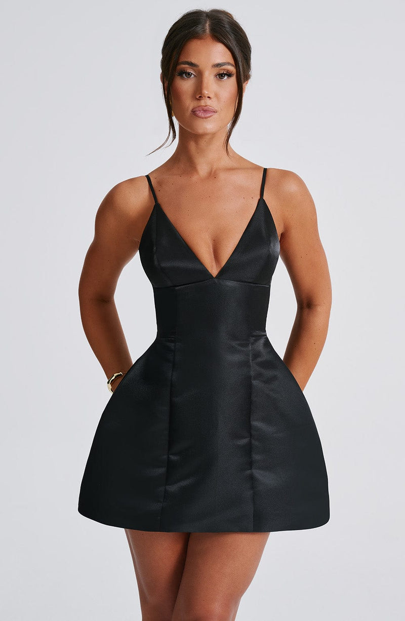 Nicole Mini Dress - Black Dress Babyboo Fashion Premium Exclusive Design