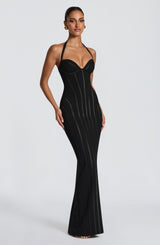 Nigella Maxi Dress - Black Dress Babyboo Fashion Premium Exclusive Design