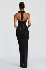 Nigella Maxi Dress - Black Dress Babyboo Fashion Premium Exclusive Design