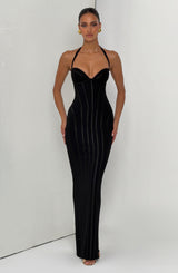 Nigella Maxi Dress - Black Dress Babyboo Fashion Premium Exclusive Design
