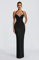 Nigella Maxi Dress - Black Dress XS Babyboo Fashion Premium Exclusive Design