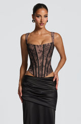 Nixie Corset - Black Lace Tops XS Babyboo Fashion Premium Exclusive Design