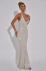 Odette Maxi Dress - Champagne Dress Babyboo Fashion Premium Exclusive Design