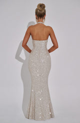 Odette Maxi Dress - Champagne Dress Babyboo Fashion Premium Exclusive Design