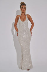Odette Maxi Dress - Champagne Dress Babyboo Fashion Premium Exclusive Design