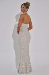 Odette Maxi Dress - Champagne Dress Babyboo Fashion Premium Exclusive Design