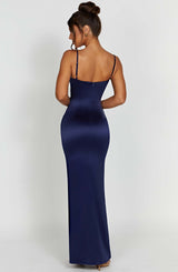 Onika Maxi Dress - Navy Dress Babyboo Fashion Premium Exclusive Design