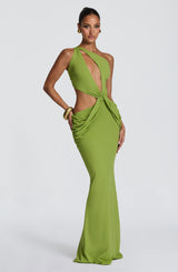 Onyx Maxi Dress - Olive Dress Babyboo Fashion Premium Exclusive Design