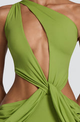 Onyx Maxi Dress - Olive Dress Babyboo Fashion Premium Exclusive Design