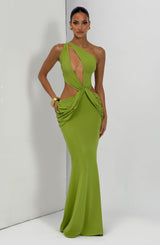 Onyx Maxi Dress - Olive Dress Babyboo Fashion Premium Exclusive Design