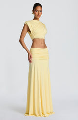 Paige Maxi Skirt - Lemon Skirt Babyboo Fashion Premium Exclusive Design