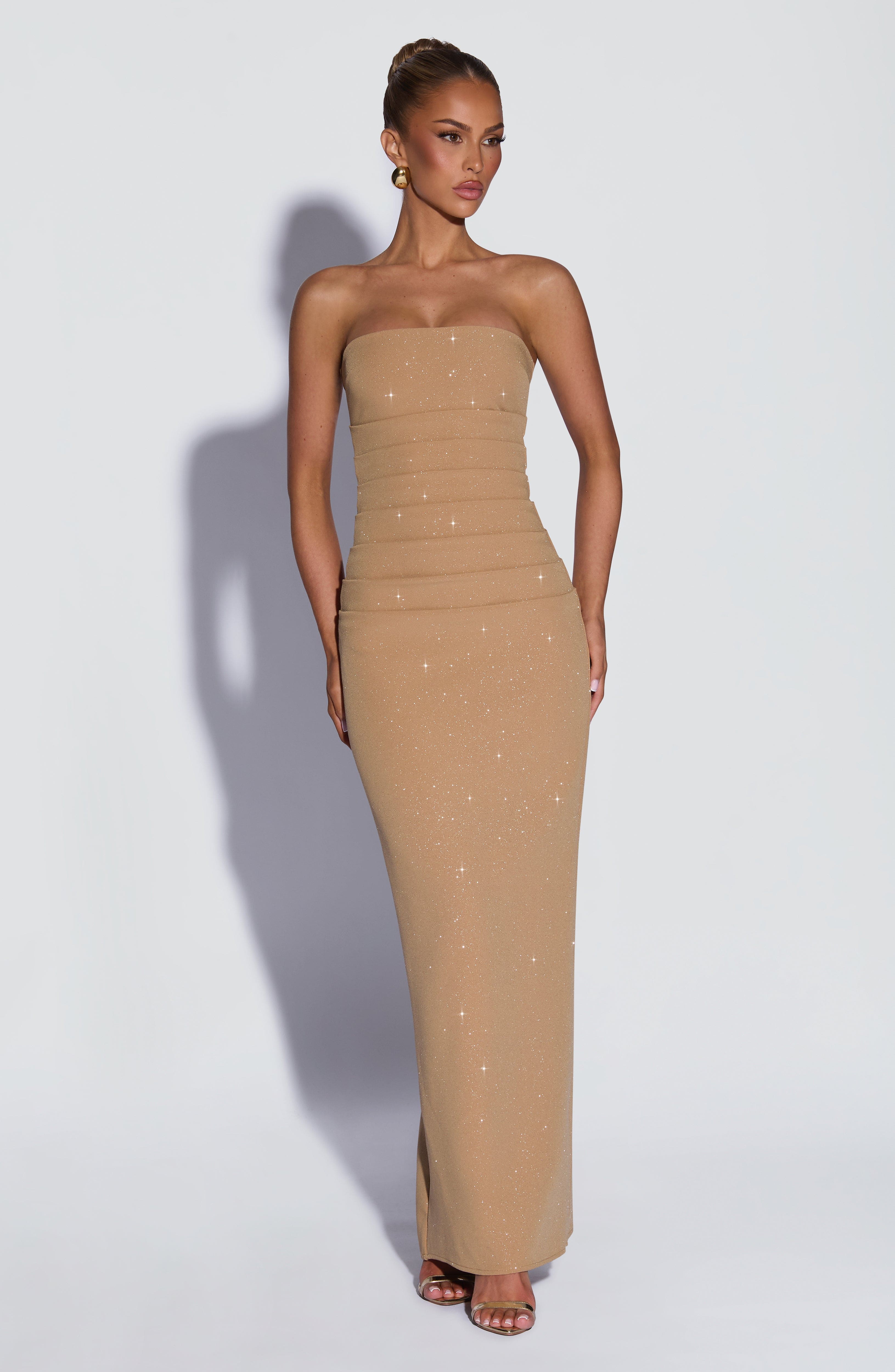 Gold Maxi Dress