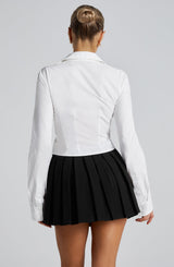 Parker Shirt - White Tops Babyboo Fashion Premium Exclusive Design