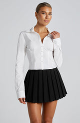 Parker Shirt - White Tops Babyboo Fashion Premium Exclusive Design