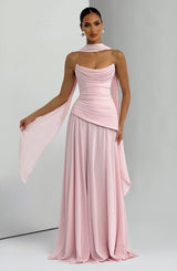Patricia Maxi Dress - Blush Dress Babyboo Fashion Premium Exclusive Design