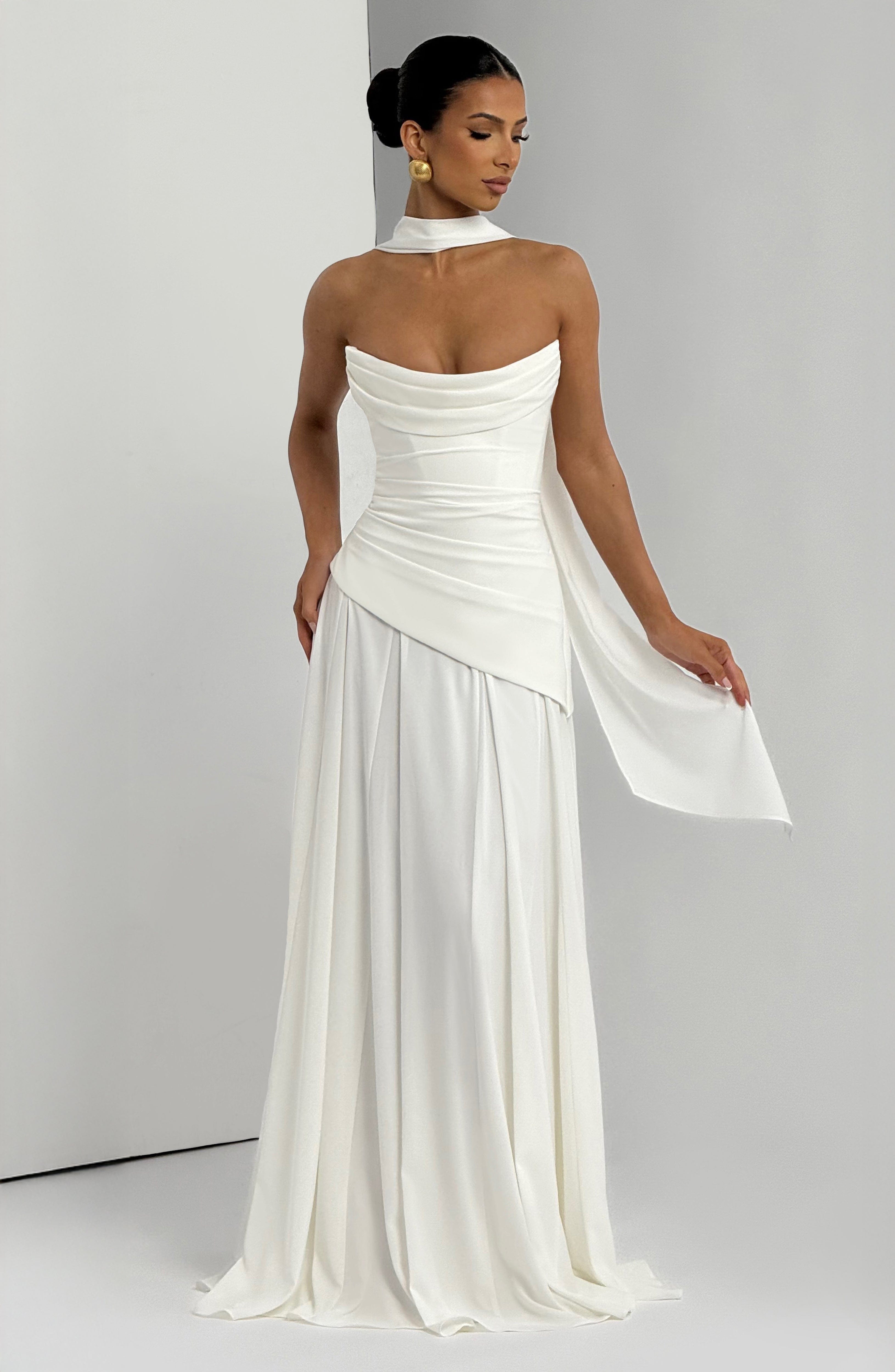 White Maxi Dress - Patricia Maxi Dress