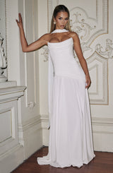 Patricia Maxi Dress - Ivory Dress Babyboo Fashion Premium Exclusive Design