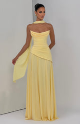 Patricia Maxi Dress - Lemon Dress Babyboo Fashion Premium Exclusive Design