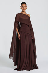 Patricia Maxi Dress - Plum Brown Dress Babyboo Fashion Premium Exclusive Design