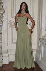 Patricia Maxi Dress - Sage Dress Babyboo Fashion Premium Exclusive Design