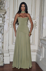 Patricia Maxi Dress - Sage Dress Babyboo Fashion Premium Exclusive Design