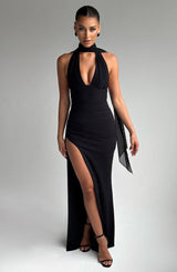 Paulina Maxi Dress - Black Dress Babyboo Fashion Premium Exclusive Design