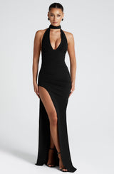 Paulina Maxi Dress - Black Dress Babyboo Fashion Premium Exclusive Design