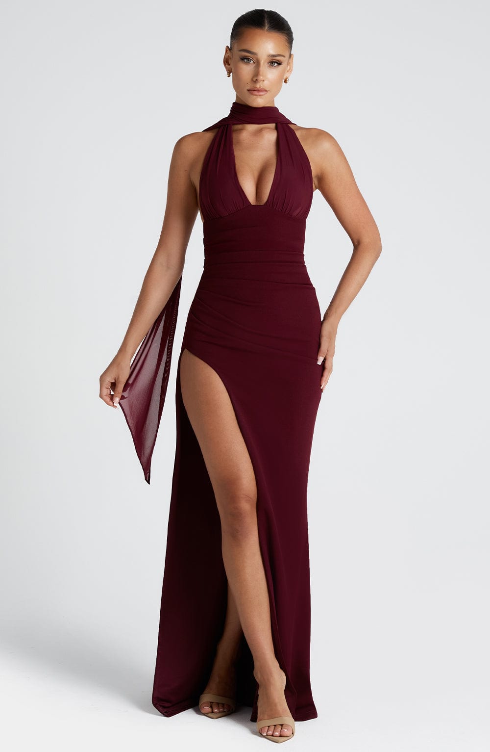 paulina maxi dress Paulina Dress Navy Georgette / M