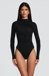 Pearson Bodysuit - Black Bodysuits XS Babyboo Fashion Premium Exclusive Design