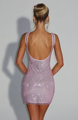 Petra Mini Dress - Pink Dress Babyboo Fashion Premium Exclusive Design