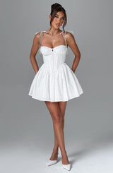 Phoebe Mini Dress - Ivory Dress Babyboo Fashion Premium Exclusive Design