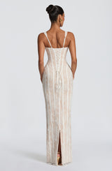 Polina Maxi Dress - Ivory Dress Babyboo Fashion Premium Exclusive Design