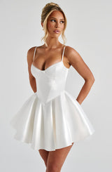 Poppy Mini Dress - Ivory Dress Babyboo Fashion Premium Exclusive Design