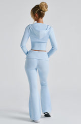 Portia Knit Hoodie - Baby Blue Tops Babyboo Fashion Premium Exclusive Design
