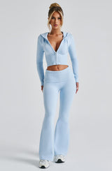 Portia Knit Pants - Baby Blue Pants Babyboo Fashion Premium Exclusive Design