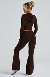 Portia Knit Pants - Chocolate Pants Babyboo Fashion Premium Exclusive Design