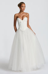 Prim Corset - Ivory Tops Babyboo Fashion Premium Exclusive Design