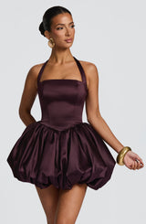 Prudence Mini Dress - Plum Dress Babyboo Fashion Premium Exclusive Design